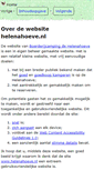 Mobile Screenshot of overdewebsite.helenahoeve.nl