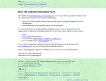 Tablet Screenshot of overdewebsite.helenahoeve.nl